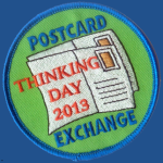 Thinking Day Postcard Exchange 2013 Crest
